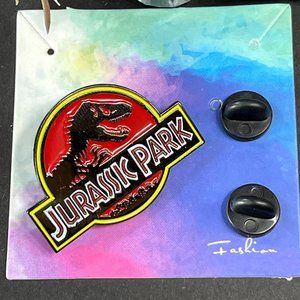 Jurassic Park Lapel Pin Dinosaur Enamel Pin Jewelry Accessories Brooch Badge